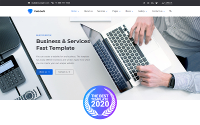 PathSoft - WordPress-tema för FastSpeed Multipurpose Business & Services