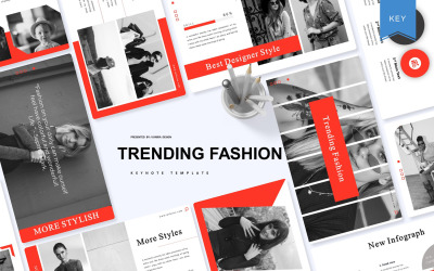 Trendy w modzie - szablon Keynote