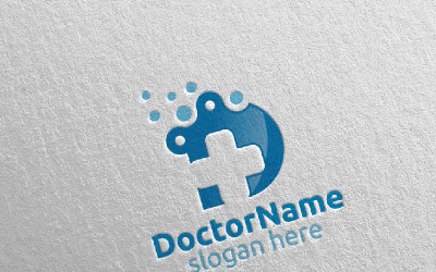 Doctor Cross Medical Hospital Design 26 Logo Template