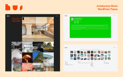 Responsivt HUS - Architecture Studio Works WordPress Theme WordPress-tema #99607