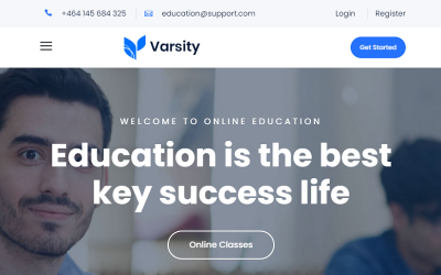 Tema De WordPress "Varsity - Educational" #99612