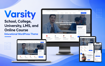 Varsity – WordPress-Theme für Schulen, Hochschulen, Universitäten, Lernmanagementsysteme und Online-Kurse