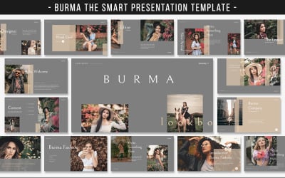 BURMA PowerPoint template