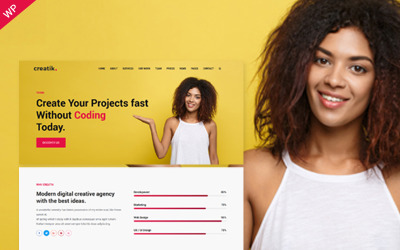 Creatik - Responsivt mångsidigt WordPress-tema