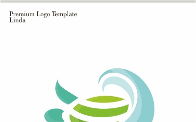 Deniz Kaplumbağası Logo Şablonu