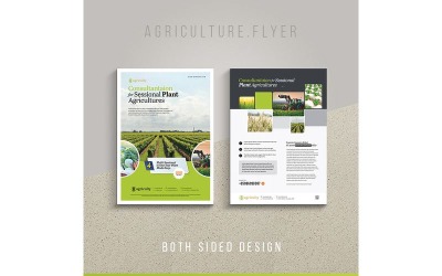 Landwirtschaft &amp;amp; Bauernhaus Flyer - Corporate Identity Vorlage