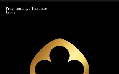 Modelo de logotipo de pôquer