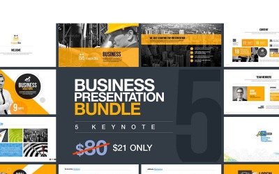 Paquete empresarial: plantilla de Keynote