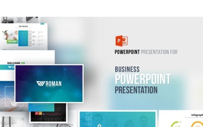Roman Seven PowerPoint šablona