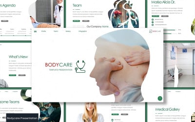 Bodycare - шаблон Keynote