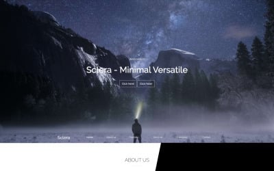 Sclera Landing Page Template