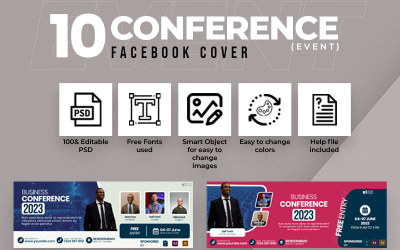Event & Conference 10 Facebook Cover Social Media 99994