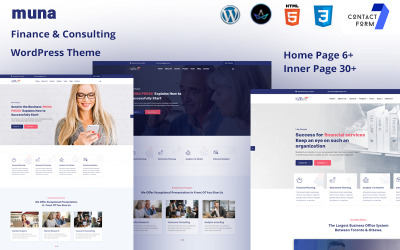 Muna - finance & Consulting Business WordPress Theme