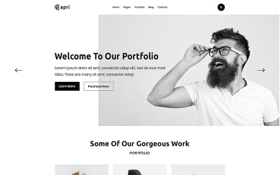 Papri - Portfolio Creative PSD PSD Template PSD sablon 99915