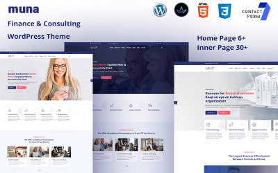WordPress Theme - Muna - Finance & Consulting Business