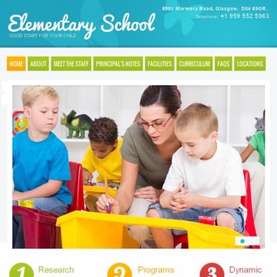 Primary School Templates | TemplateMonster