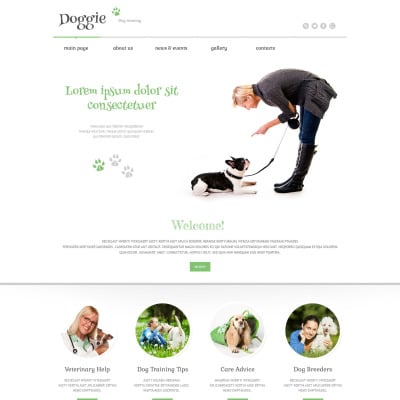 Dog Responsive WordPress Theme