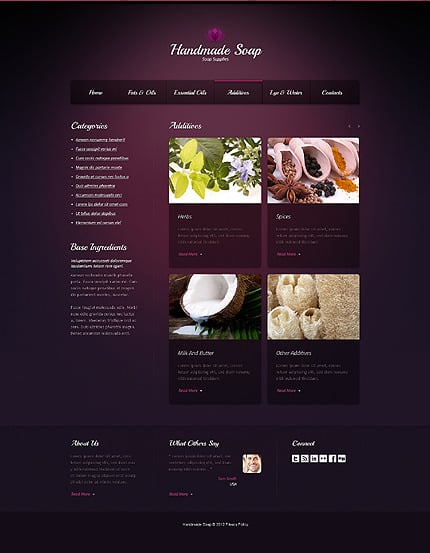 Crafts Website Template 40102 By WT Website Templates