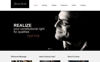 Lawyer Website Template