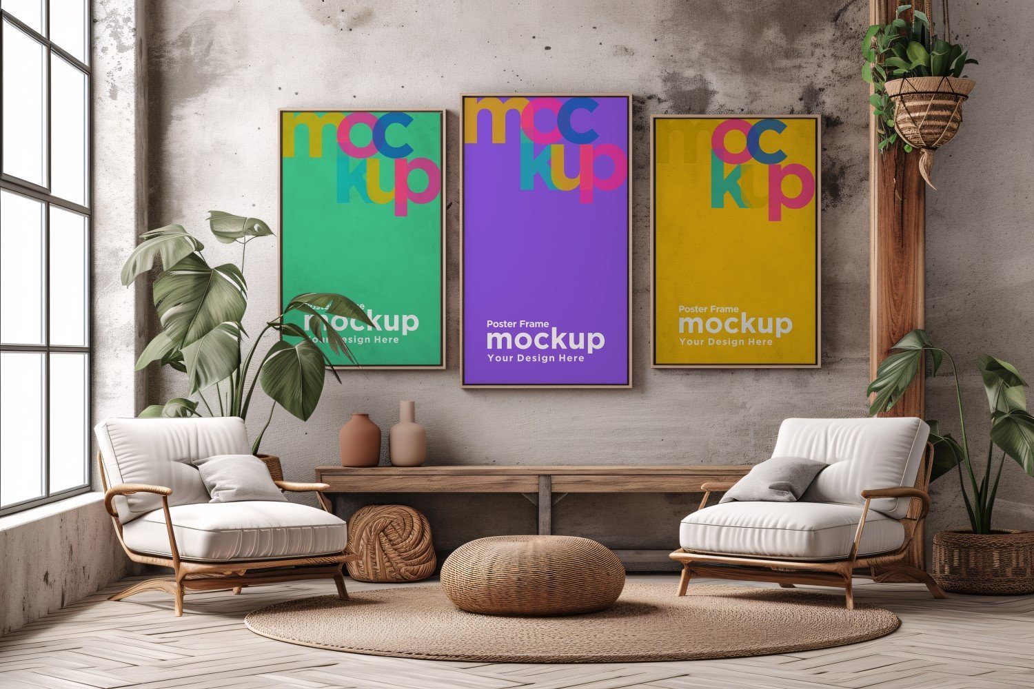 Template #401036 Frame Mockup Webdesign Template - Logo template Preview