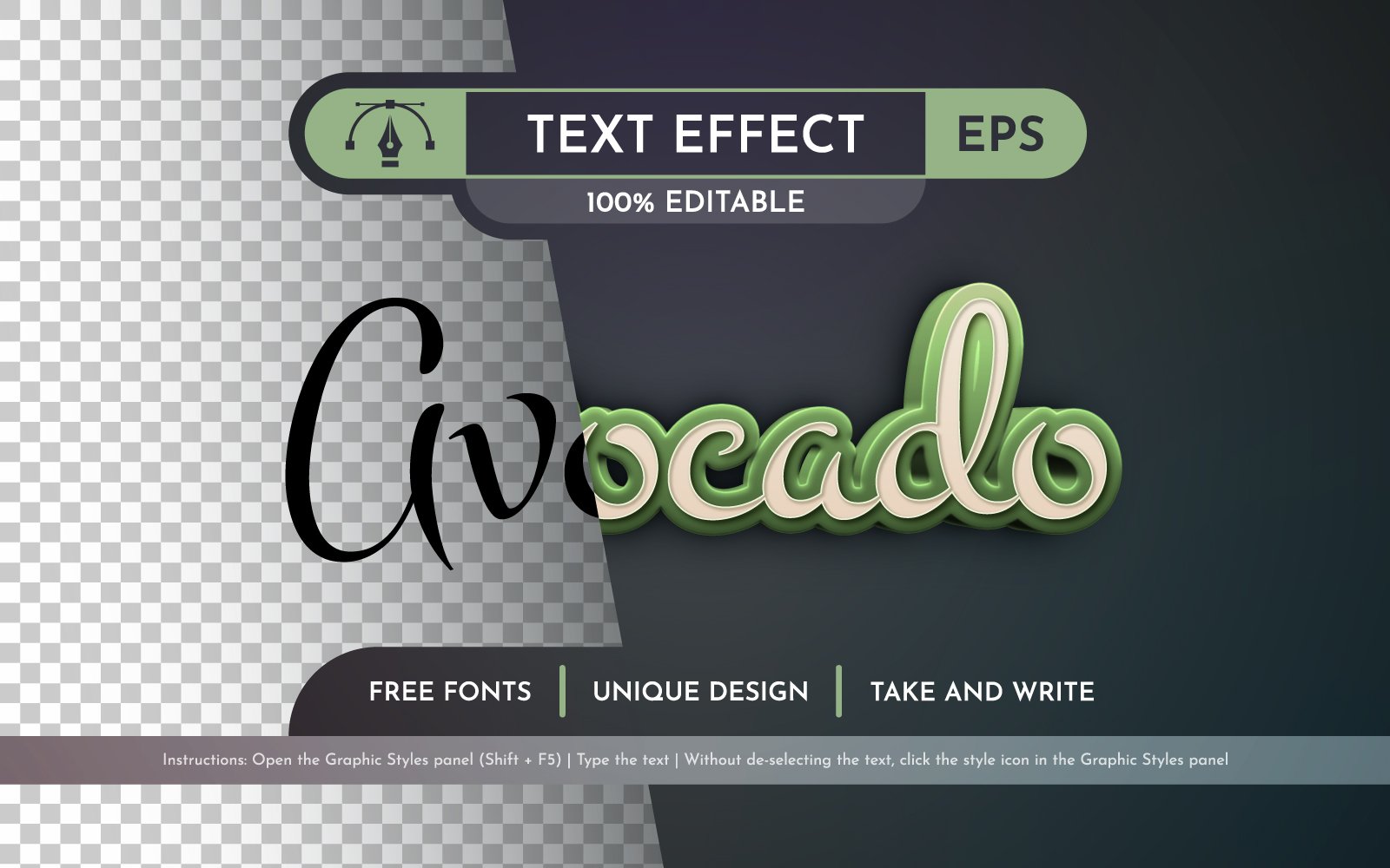Template #401076 Text Effect Webdesign Template - Logo template Preview