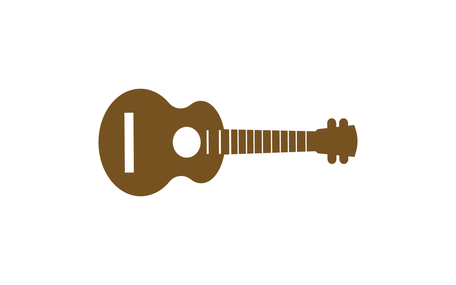 Guitar logo vector illustration template Logo Template