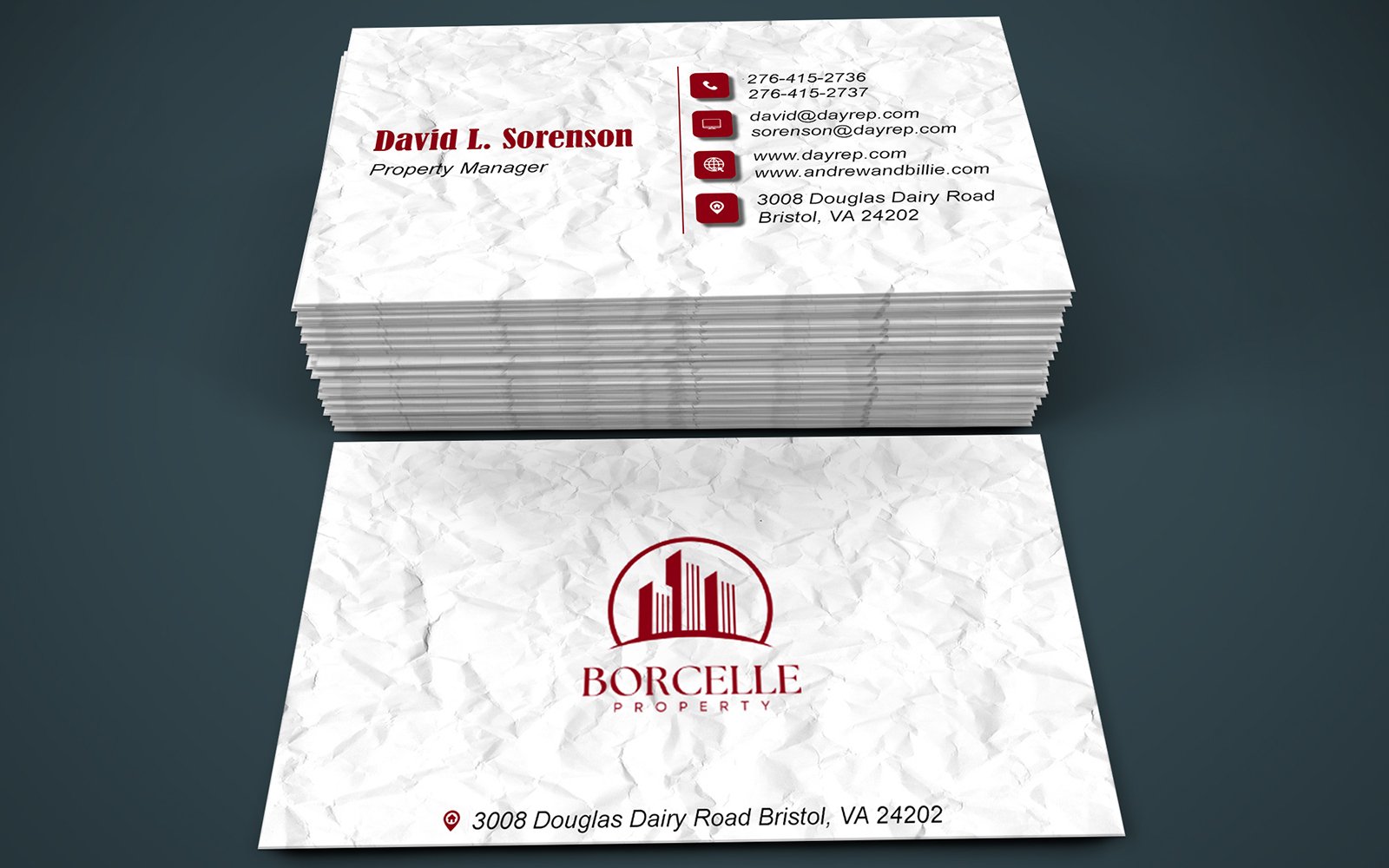 Template #401177 Business Card Webdesign Template - Logo template Preview