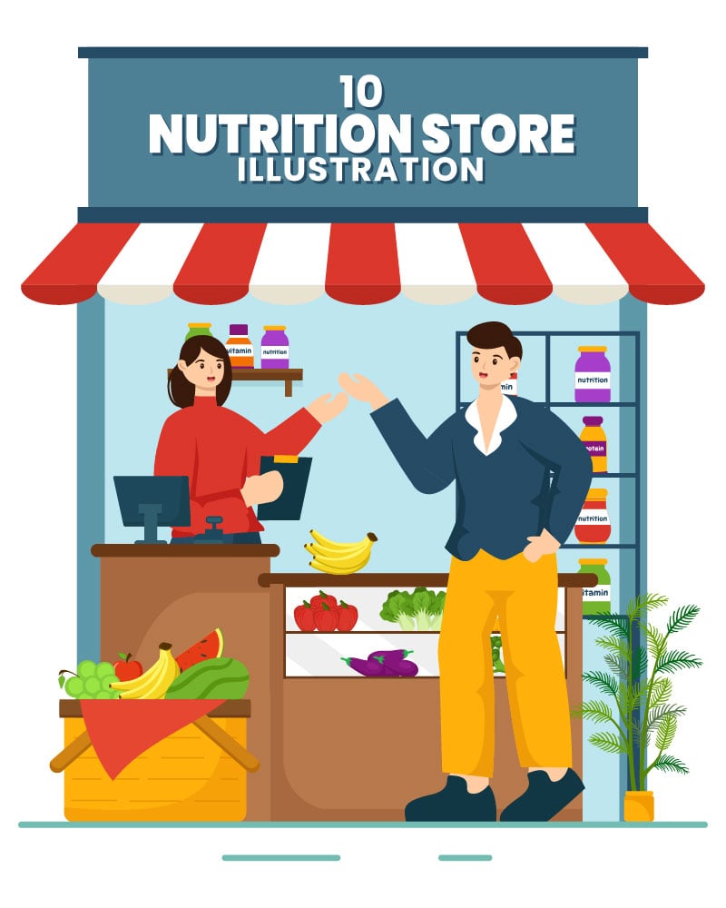 Kit Graphique #401179 Nutrition Store Divers Modles Web - Logo template Preview