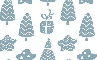 Christmas Elements Pattern Design