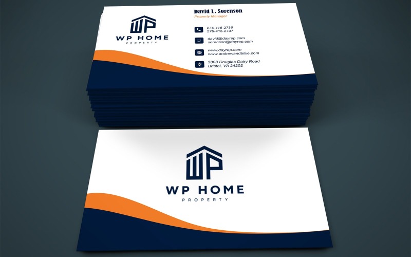 Classy Professional Visiting Card Designs Corporate Identity