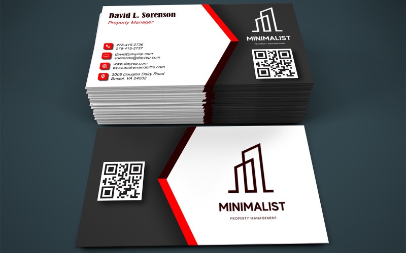 Elegant Minimalist Business Card Designs for Professionals Corporate Identity