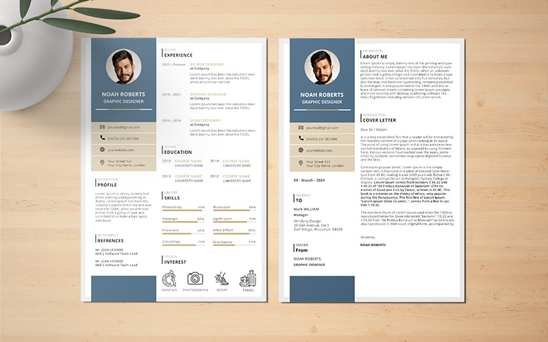 Qualified Resume / CV Template Resume Template