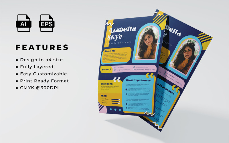 Resume and CV Template 014 Corporate Identity