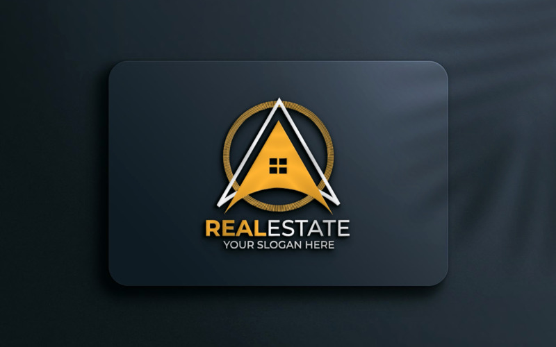 Unique real estate logo design template Logo Template