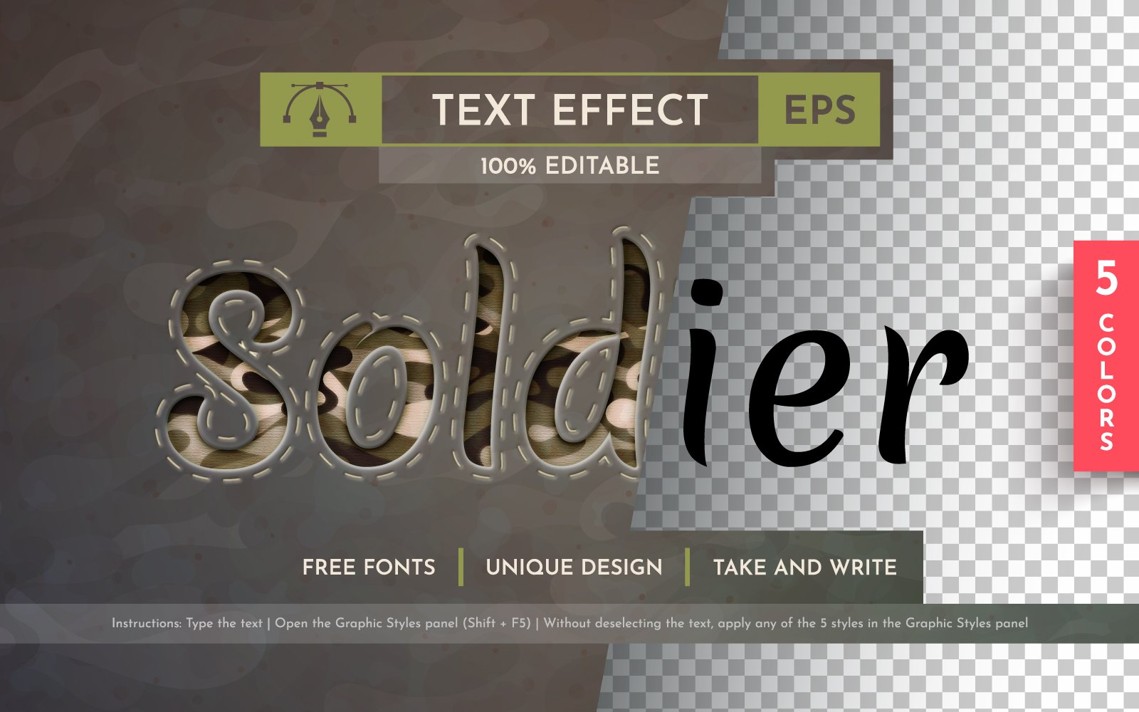 Template #401281 Text Effect Webdesign Template - Logo template Preview