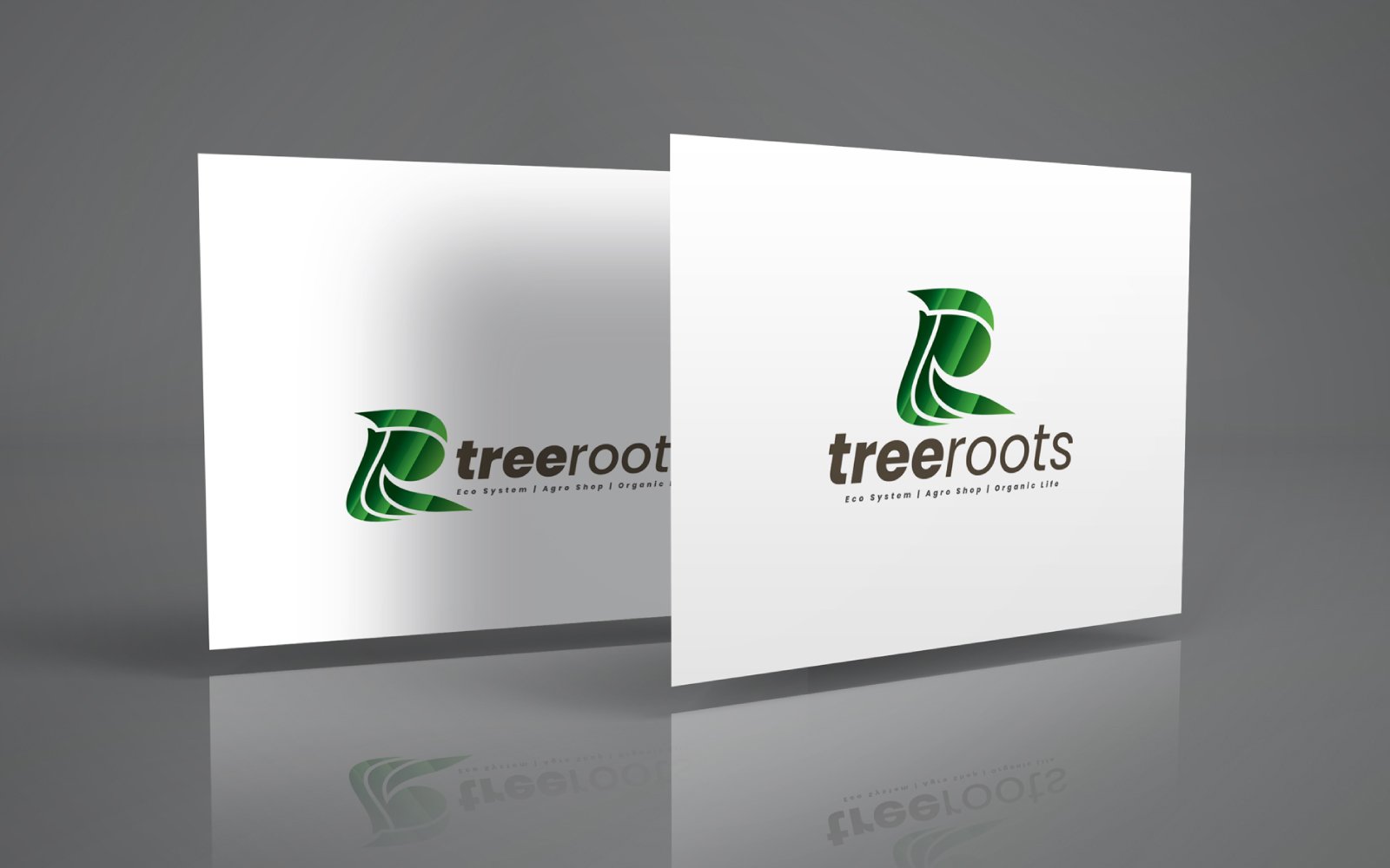 Kit Graphique #401285 Roots Green Divers Modles Web - Logo template Preview