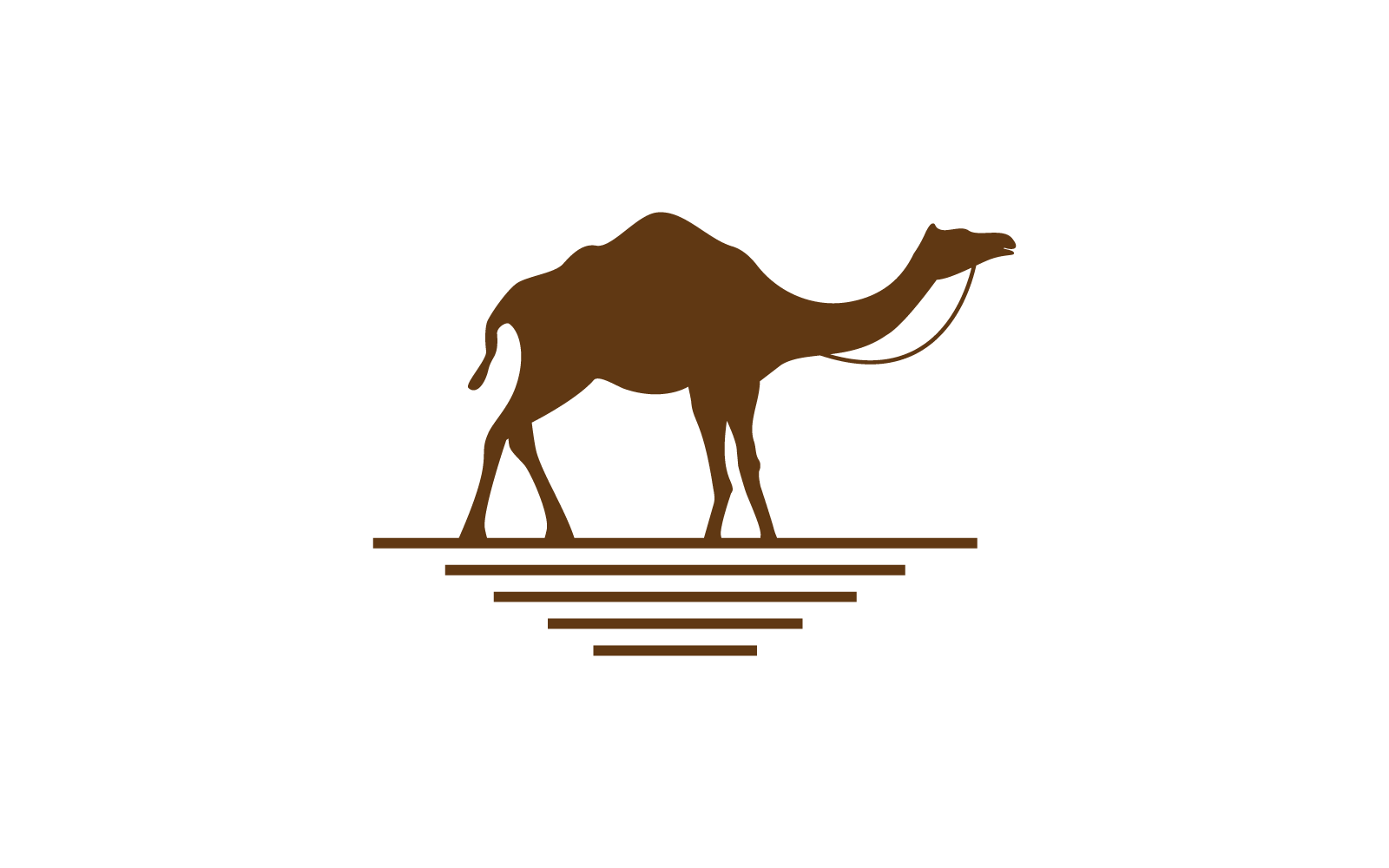 Camel logo icon vector template