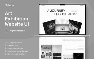 Galleria - Art Exhibition Website