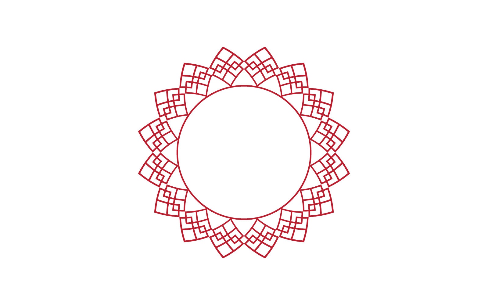 Borderline Chinese styledesign vector template