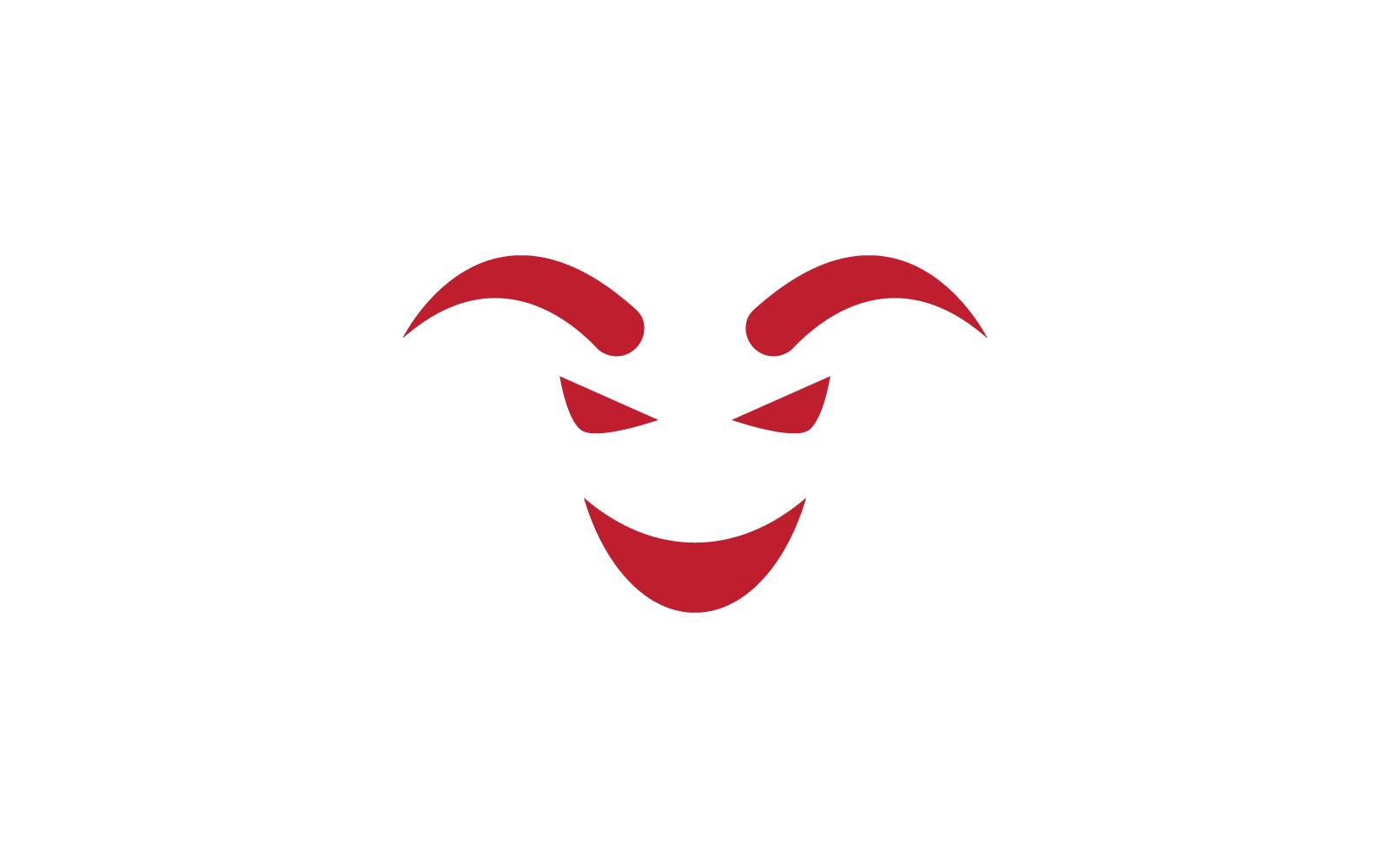 Devil logo illustration vector design template