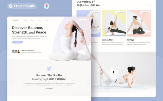 FlexSoul - Yoga Landing Page