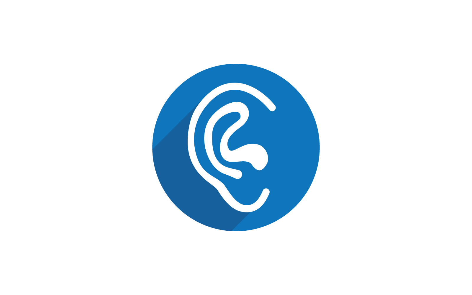 Hearing illustration design vector template