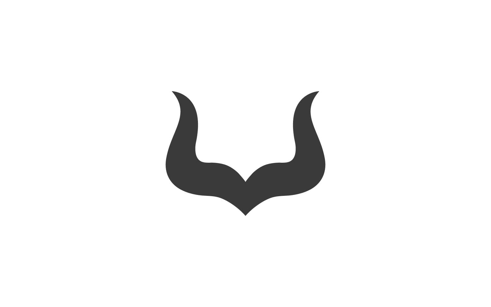 Horn logo tervezés vektor logo sablon