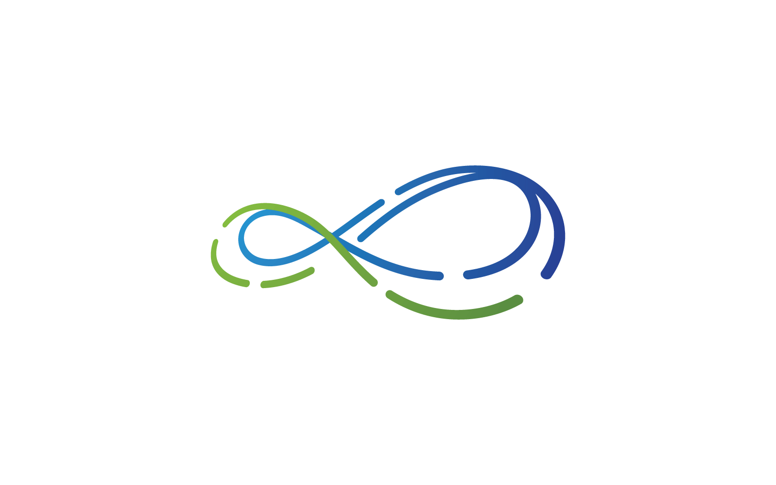 Infinity illustration logo template vector design