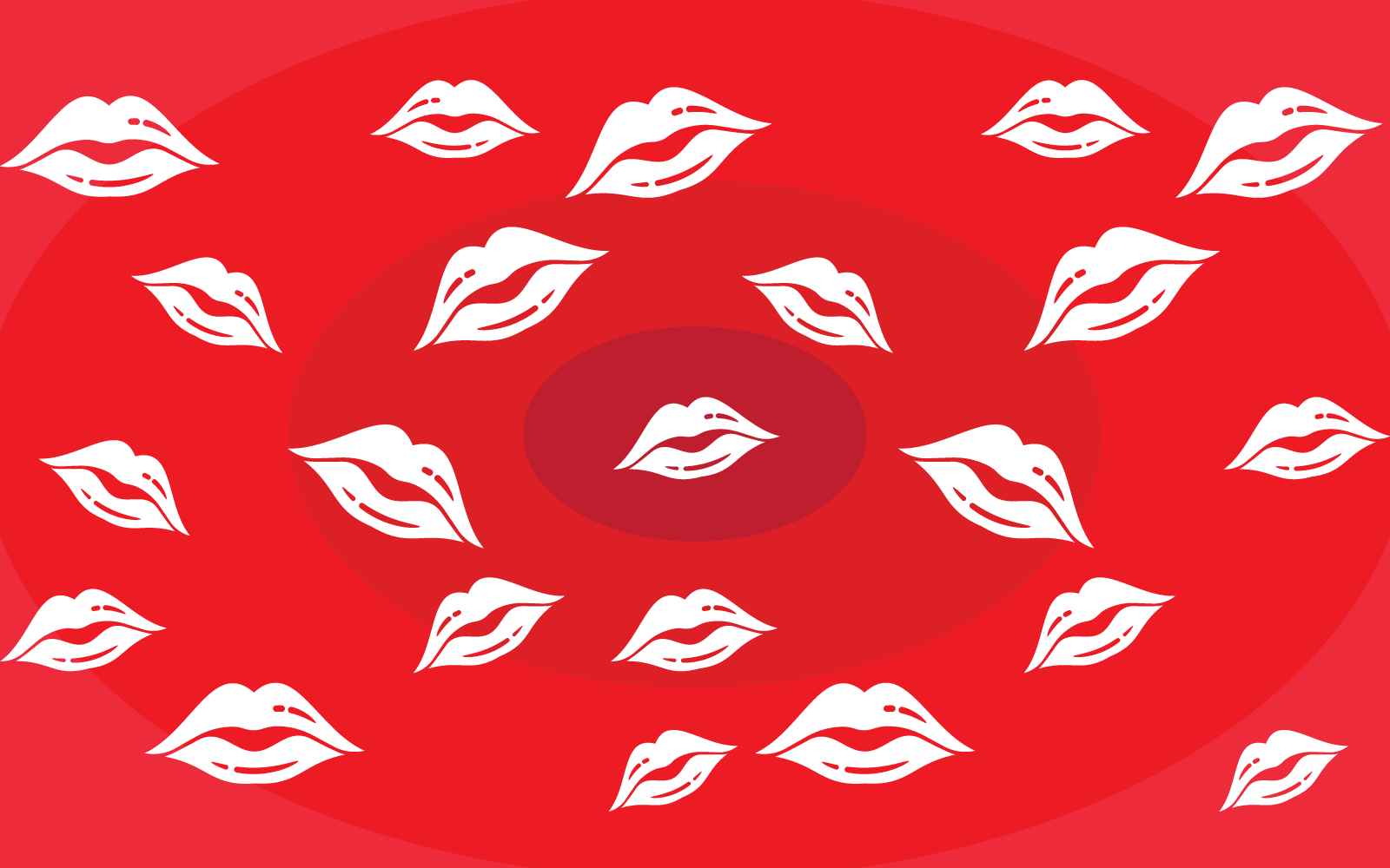 Lips background illustration vector design Logo Template