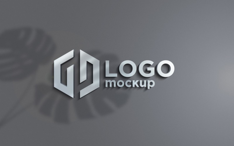 Steel Logo Mockup Template Product Mockup
