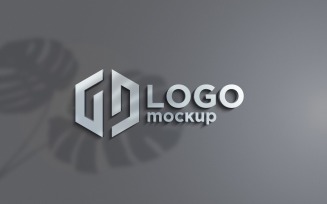 Steel Logo Mockup Template