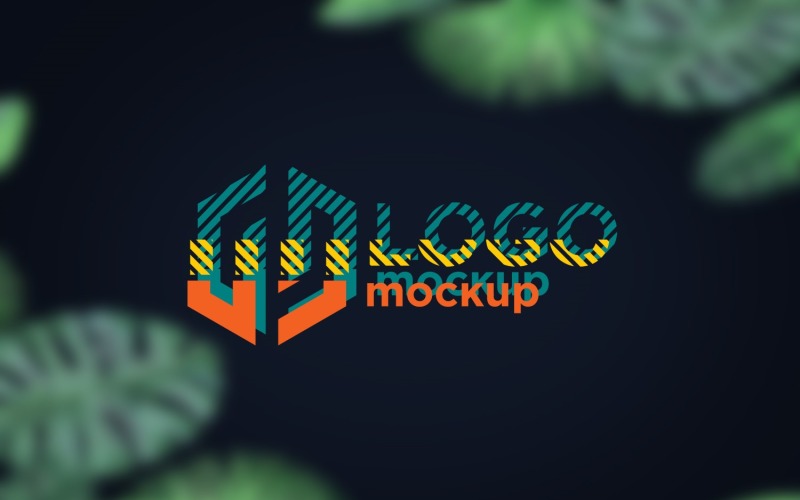 Strips Logo Mockup Template Product Mockup