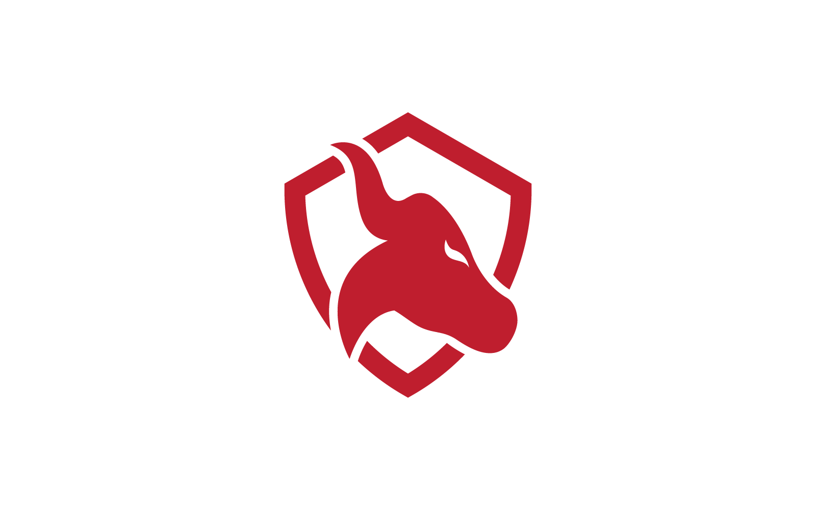 Szablon ilustracji logo wektora Byk