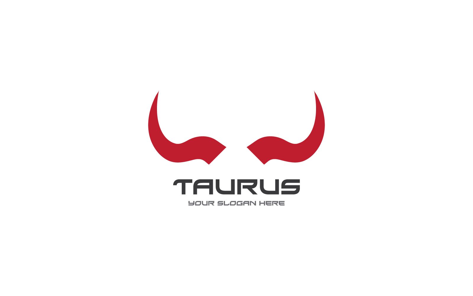 Taurus logo template vector design illustration template